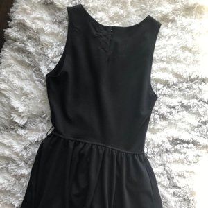 Women's Black A-line Zara Dress